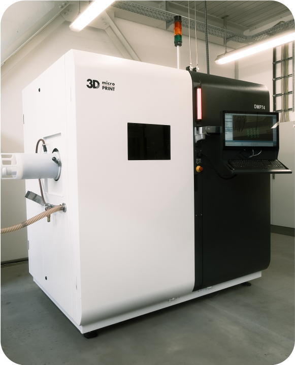 3D-Drucker DMP70 der 3D MicroPrint GmbH für hochpräzisen 3D-Metalldruck im Laser Sintering Verfahren
