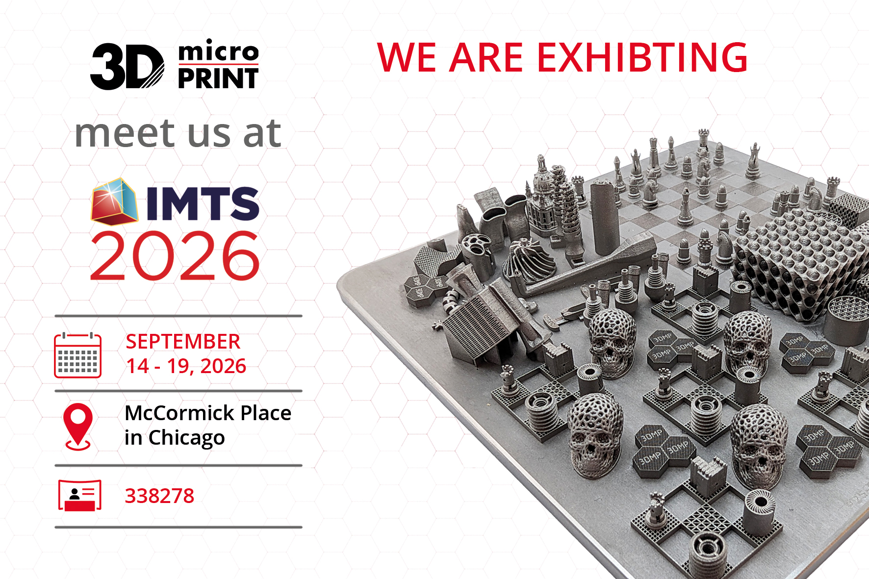 We are exhibiting at IMTS 2026